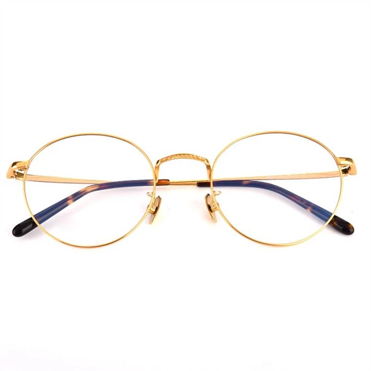 24K Gold Glasses in Titanium